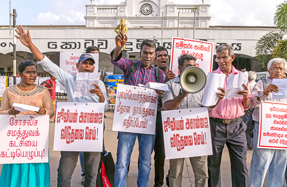 Pickets in Sri Lanka and India demand freedom for Julian Assange
