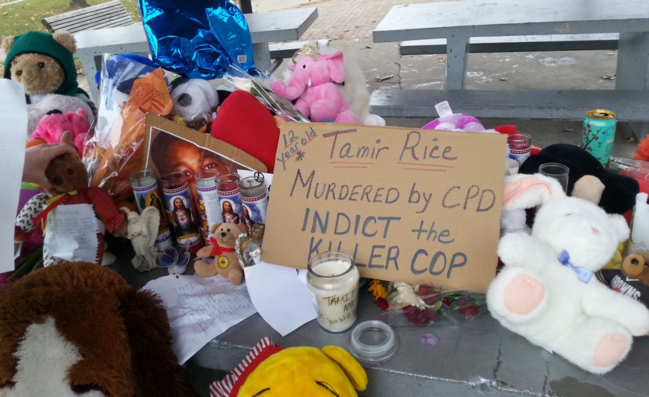 Memorial to Tamir Rice