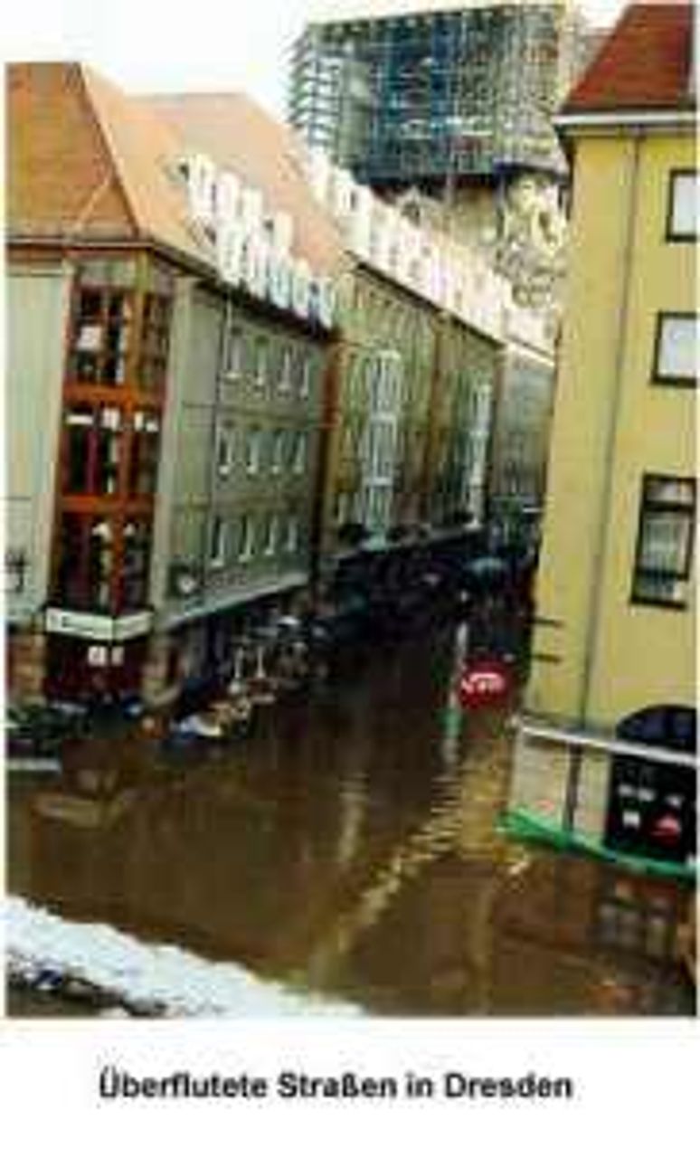 Flut in Dresden