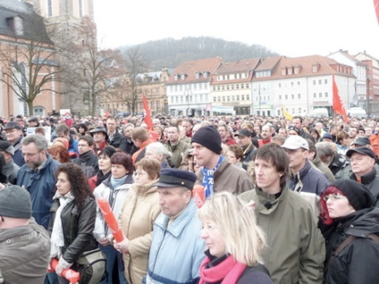 Day of action in Eisenach