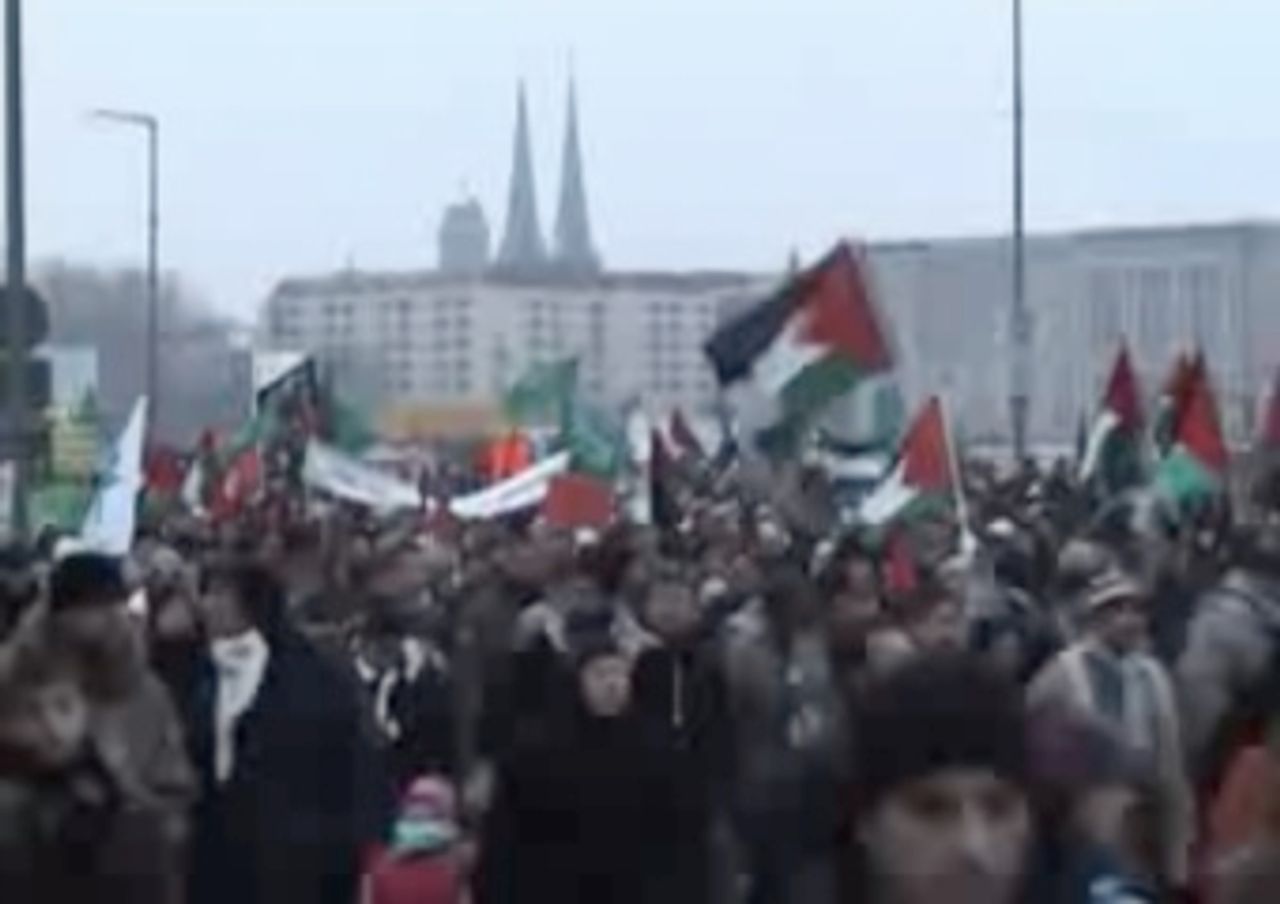 Demonstration gegen die Invasion des Gaza-Streifens (13.01.2009)