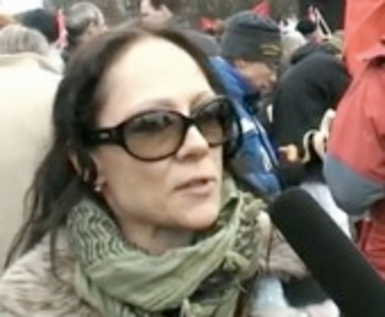 Demonstration gegen die Regierungspolitik zur Wirtschaftskrise (31.03.2009)