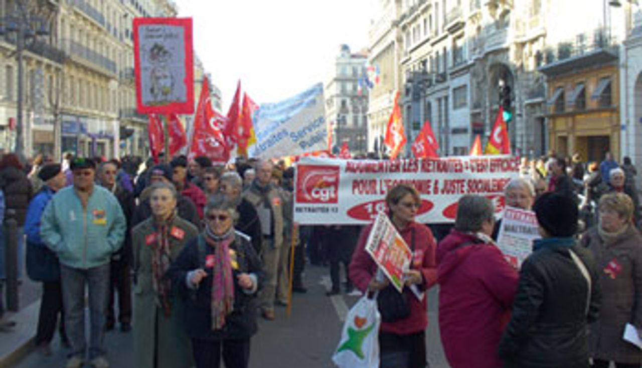 Demo in Marseilles