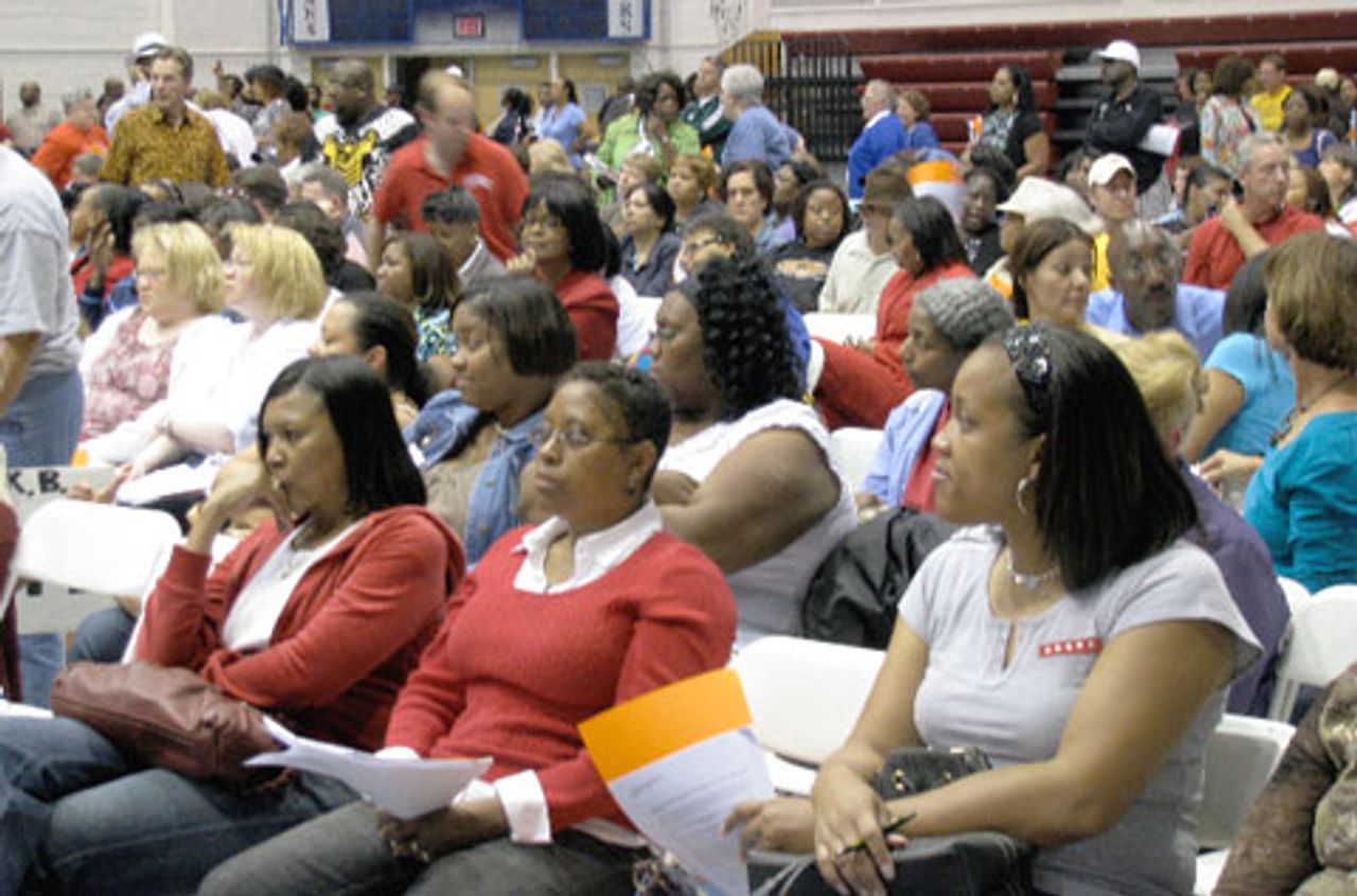 A section of the teachers attending the meeting
