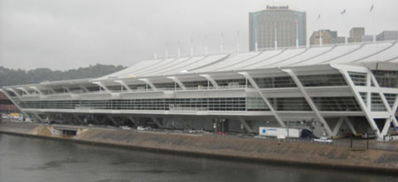 The David Lawrence Convention Center, the Site of the G-20 summit, overlooks the Allegheny River