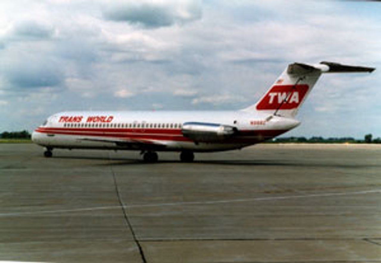 TWA airliner