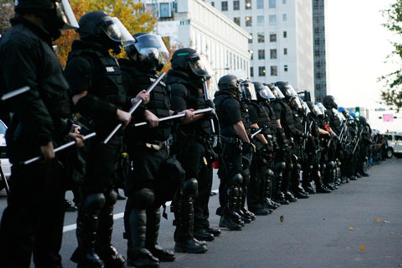 Denver police move into Occupy encampment