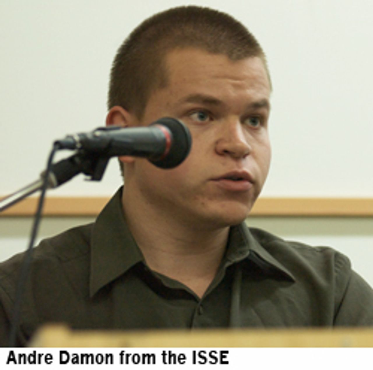 Andre Damon from the ISSE