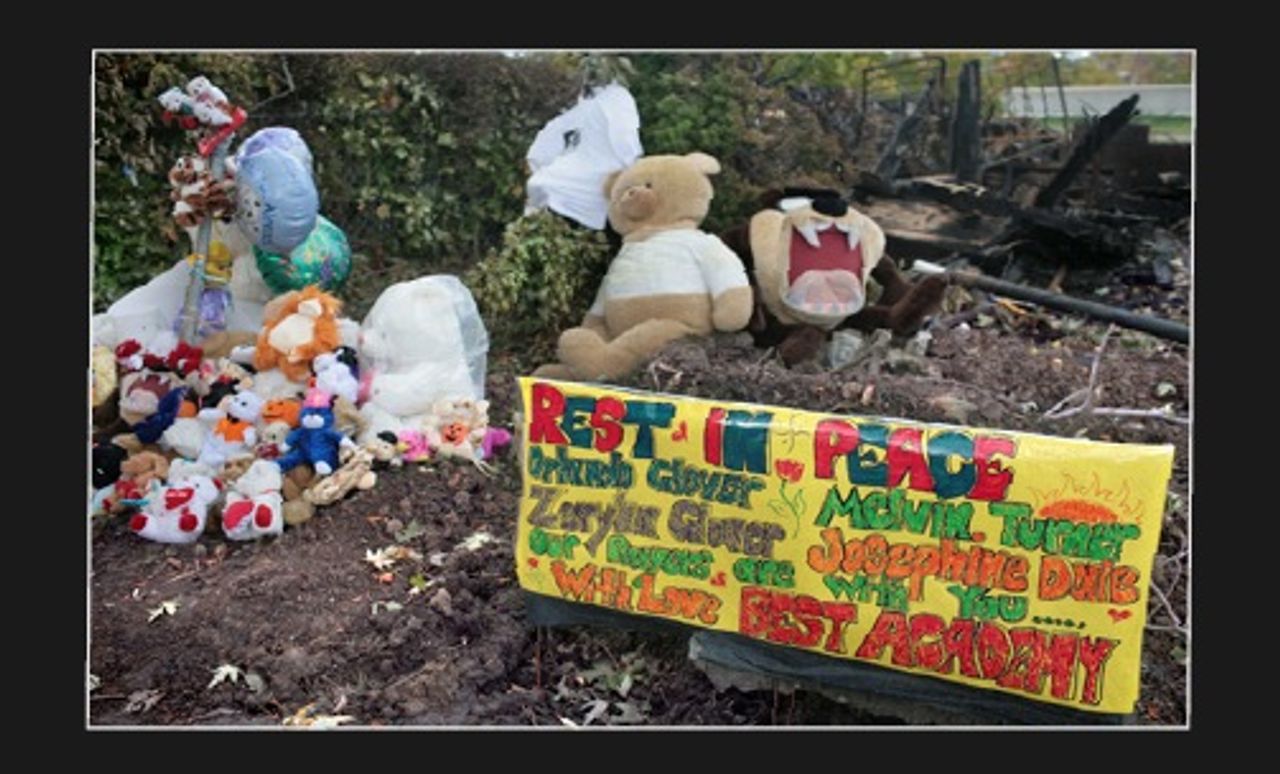 Detroit residents denounce social decay in fire deaths