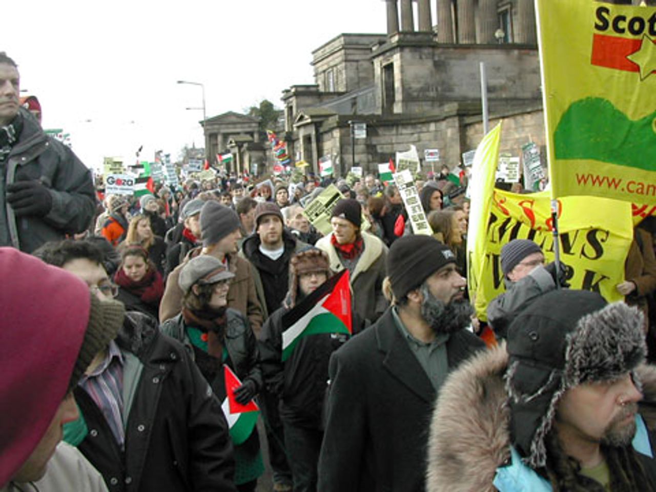 Demonstration in Edinburgh