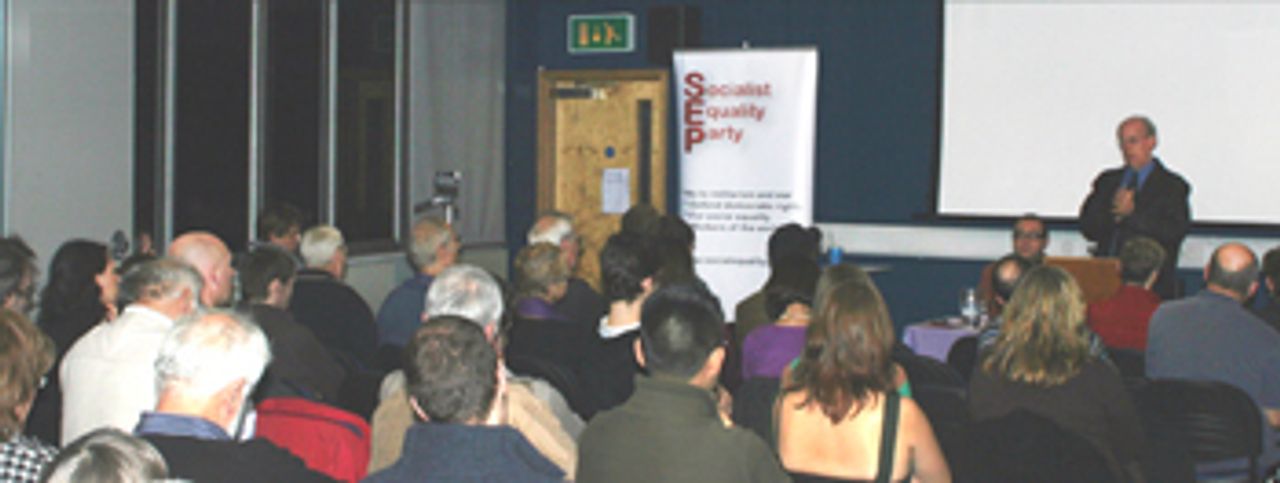 A public lecture by David Walsh in the UK