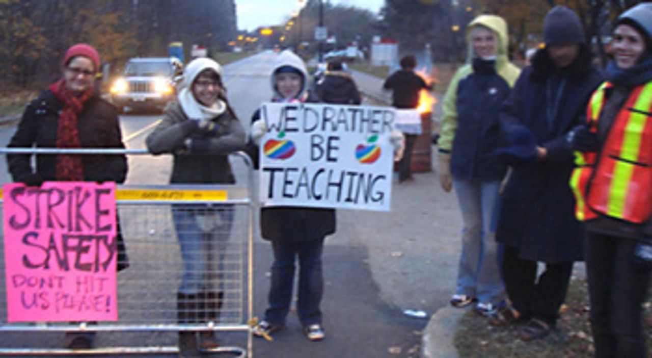 York University teachers strike