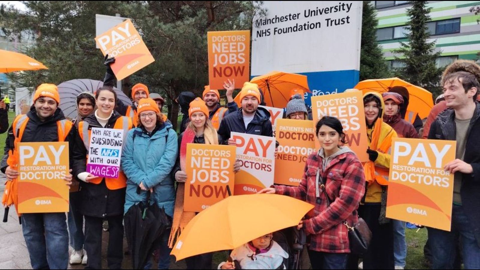 UK resident doctors speak from the picket lines: “It's about us making a stand for the future of the NHS”