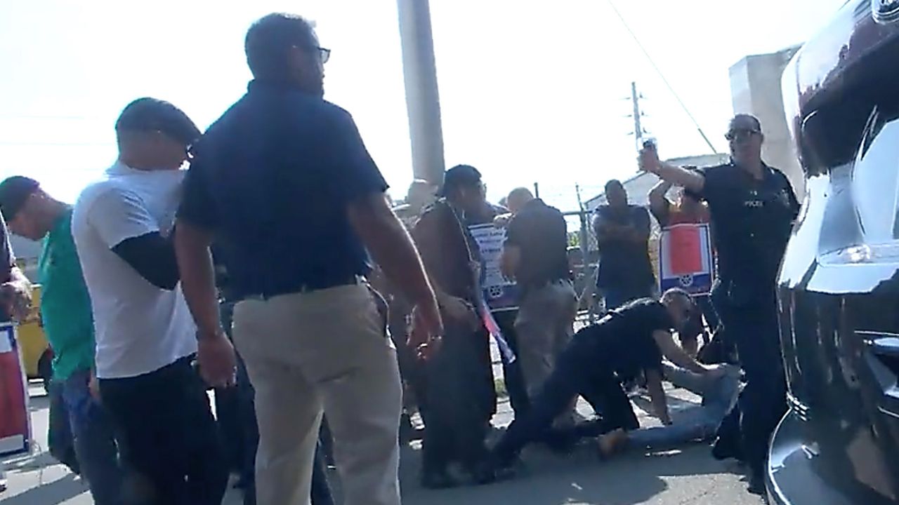 DHL strikers pepper sprayed, arrested on picket line in Rhode Island