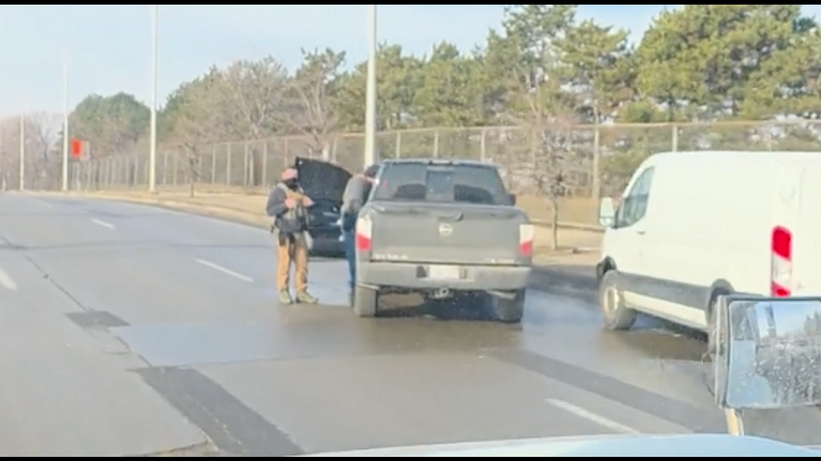 GM workers denounce ICE operation outside Factory Zero in Detroit
