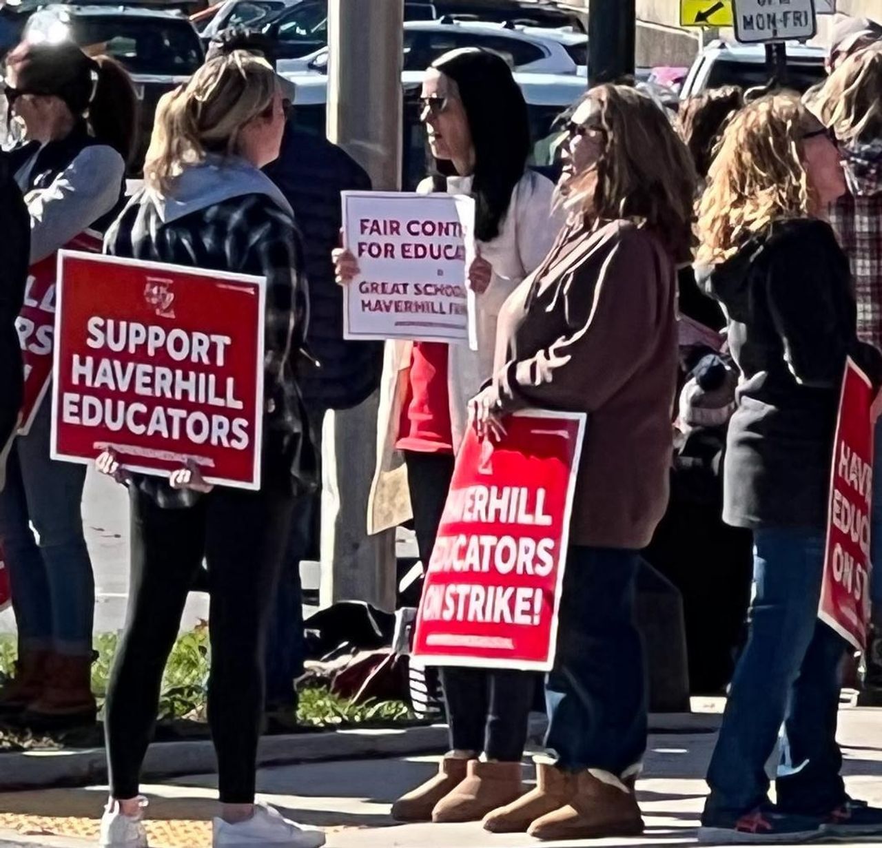 Teachers in Haverhill, Massachusetts, defy injunction and continue strike for fourth day