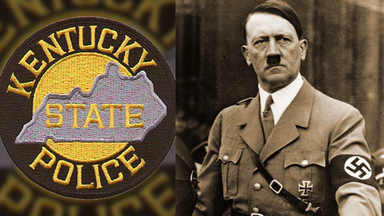 Kentucky State Police training documents approvingly cited Adolf Hitler