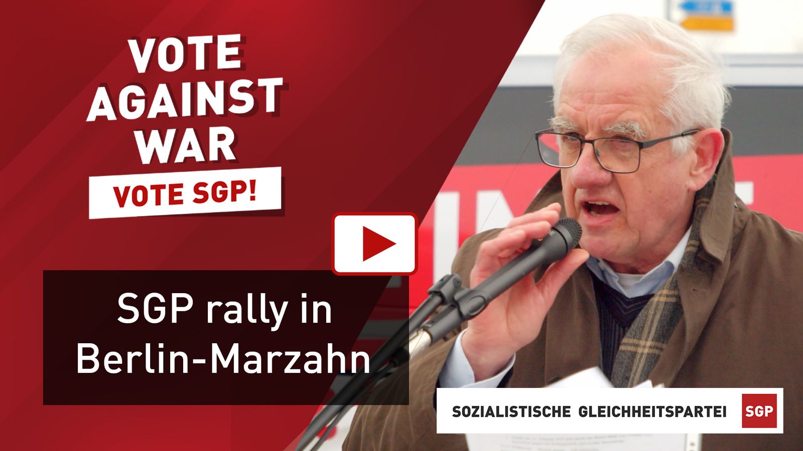 Die SGP prangert Die Linke an und warnt vor der faschistischen AfD