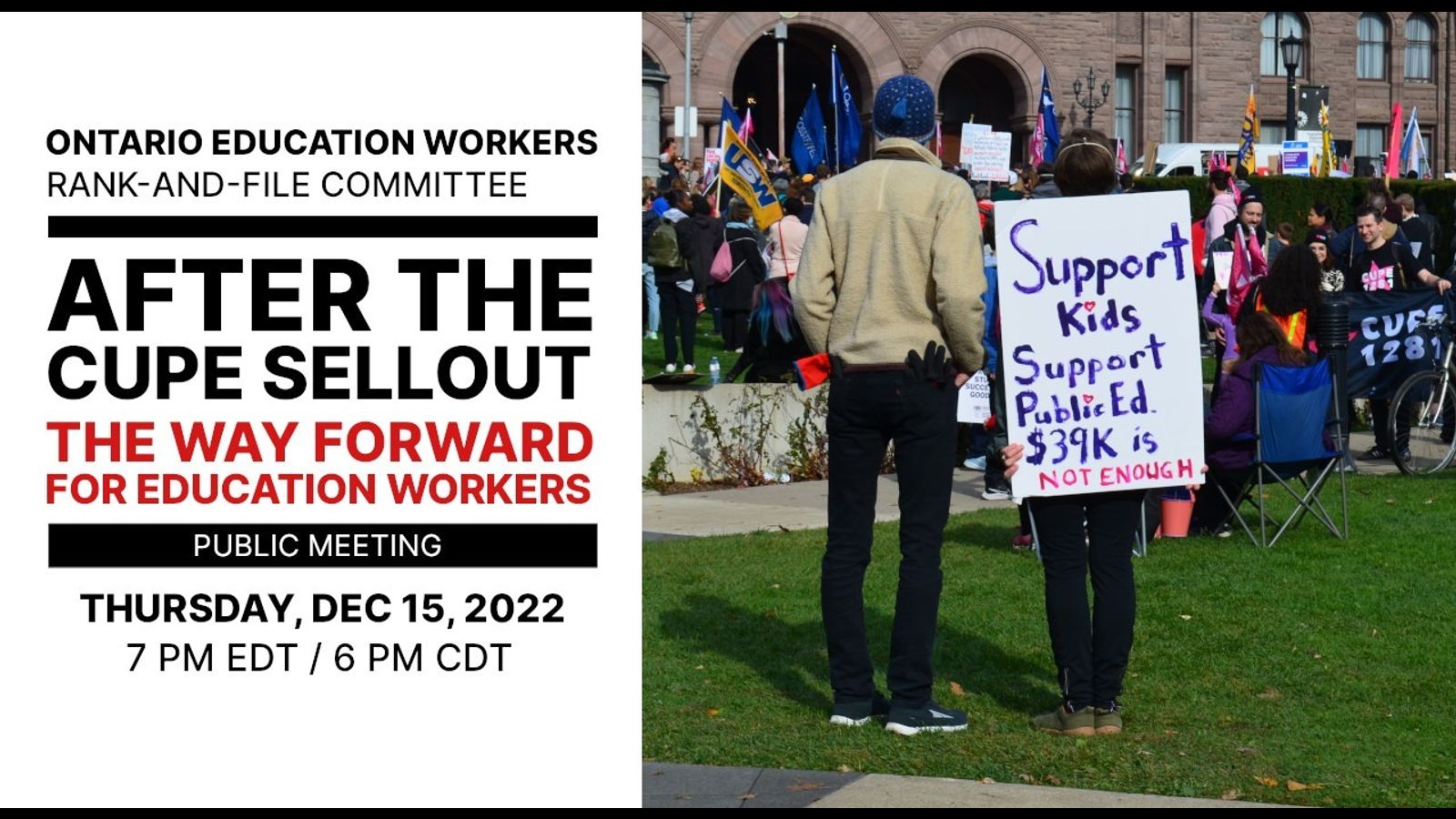 Letter from Toronto school caretaker answers the lies CUPE told Ontario