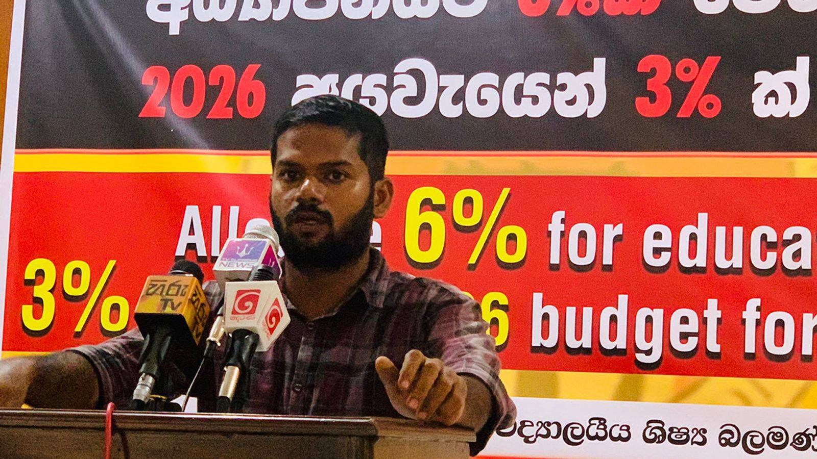 Sri Lankan student leaders lament government refusal to meet demands