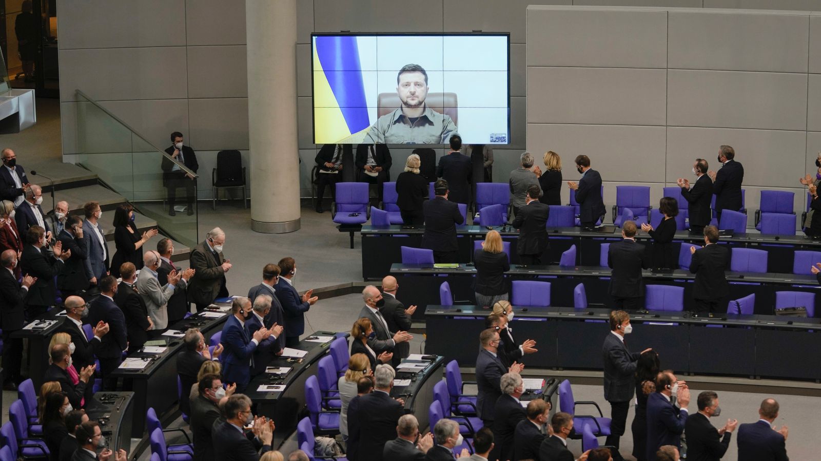 Zelensky appeals to Germany’s militaristic traditions