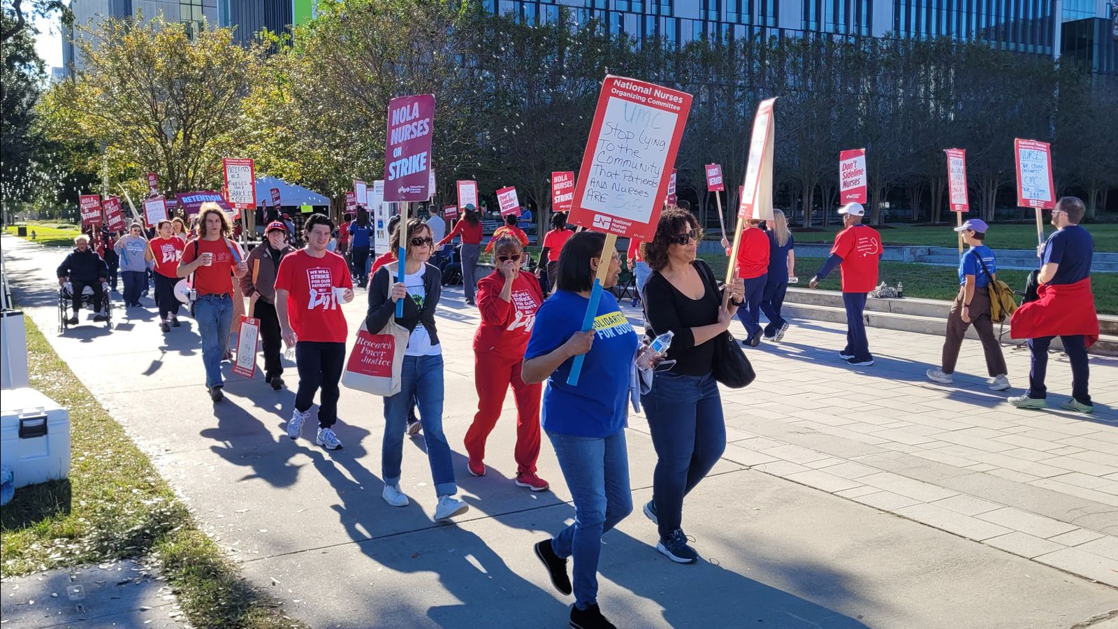 Day 2 of strike, New Orleans nurses confront need to expand their struggle