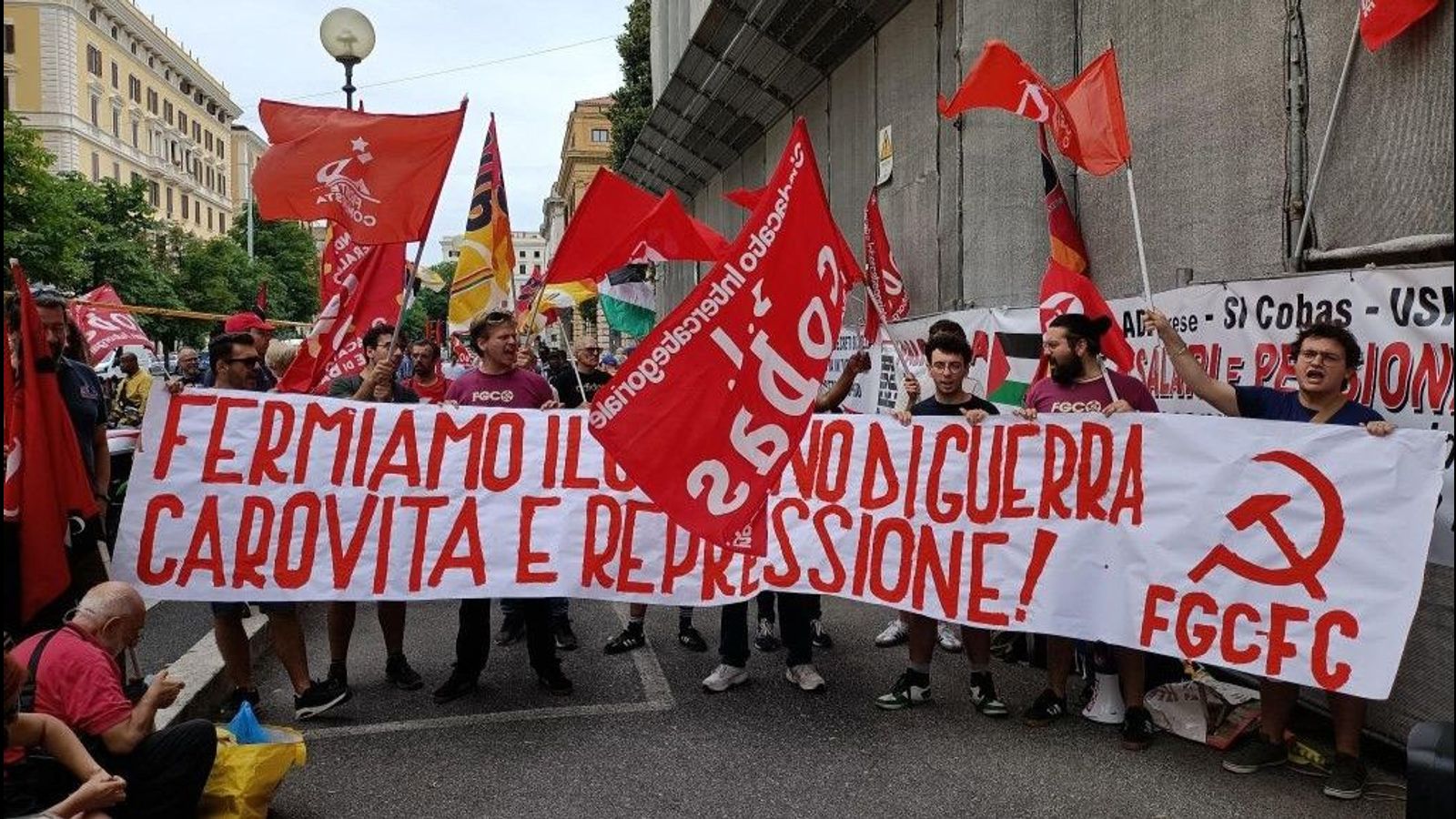 Italian rank-and-file unions hold nationwide strike against austerity and war