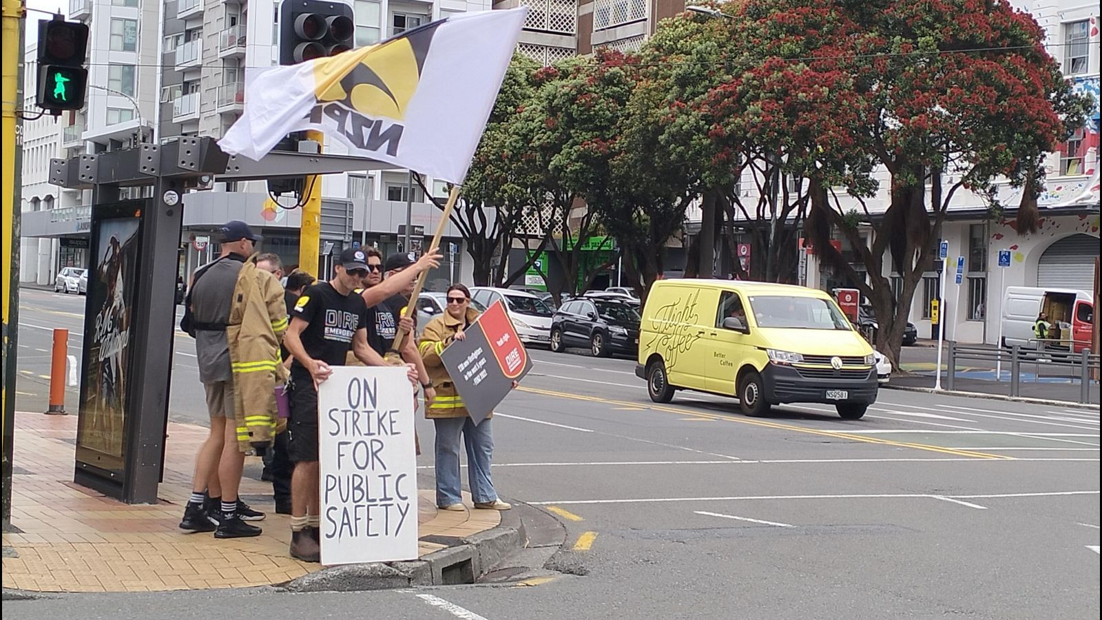 New Zealand firefighters continue nationwide strikes
