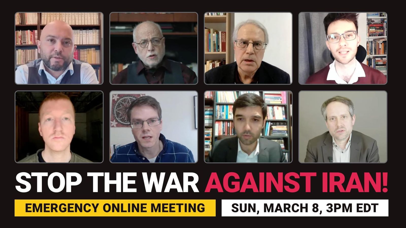 WSWS emergency webinar articulates socialist strategy to stop US-Israeli war against Iran