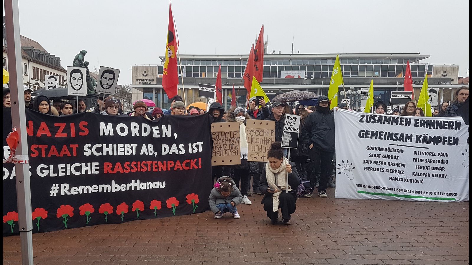 Hanau shooting memorial highlights political shift to the right in Germany’s political establishment