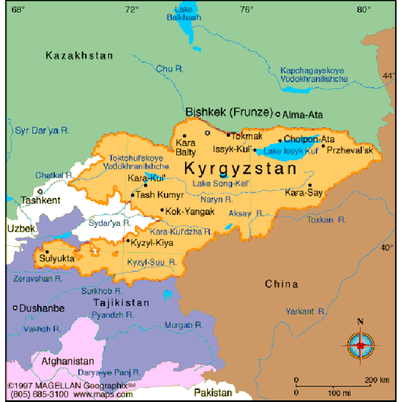 Киргизы на карте. Киргизия на карте. Киргизия карта географическая. Киргизия политическая карта.