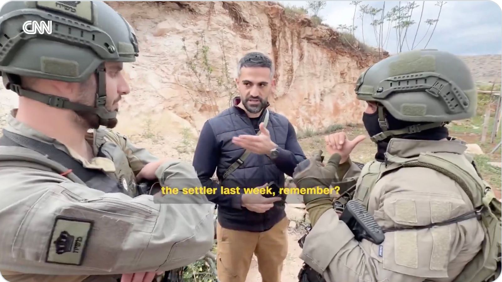 CNN news team assaulted and detained by Israeli soldiers in the West Bank
