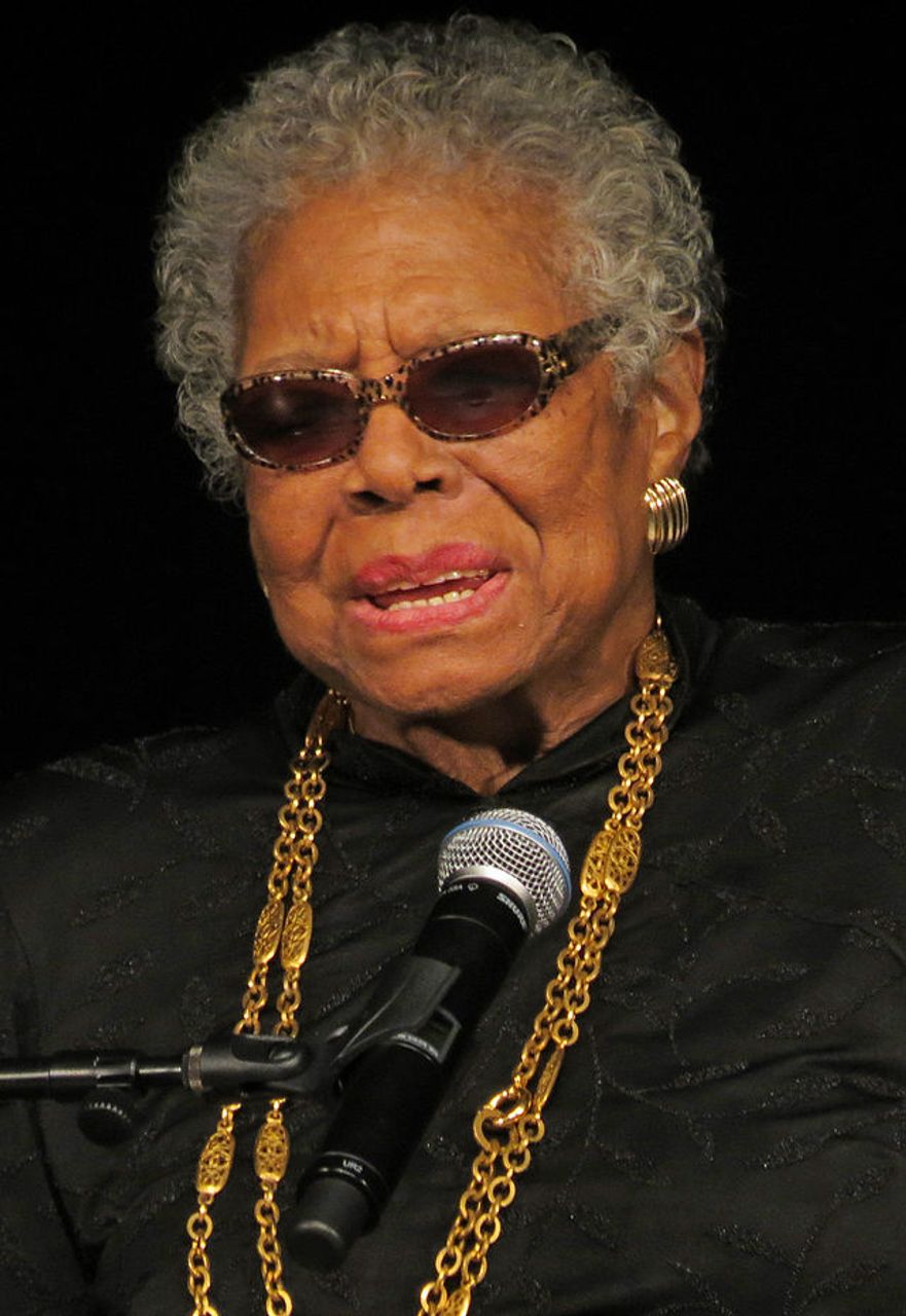 1928-2014: Maya Angelou, writer, performer and participant in the civil