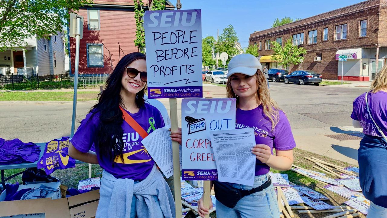 Minneapolis mental health workers speak out during one-day strike: “Staffing issues have become worse”