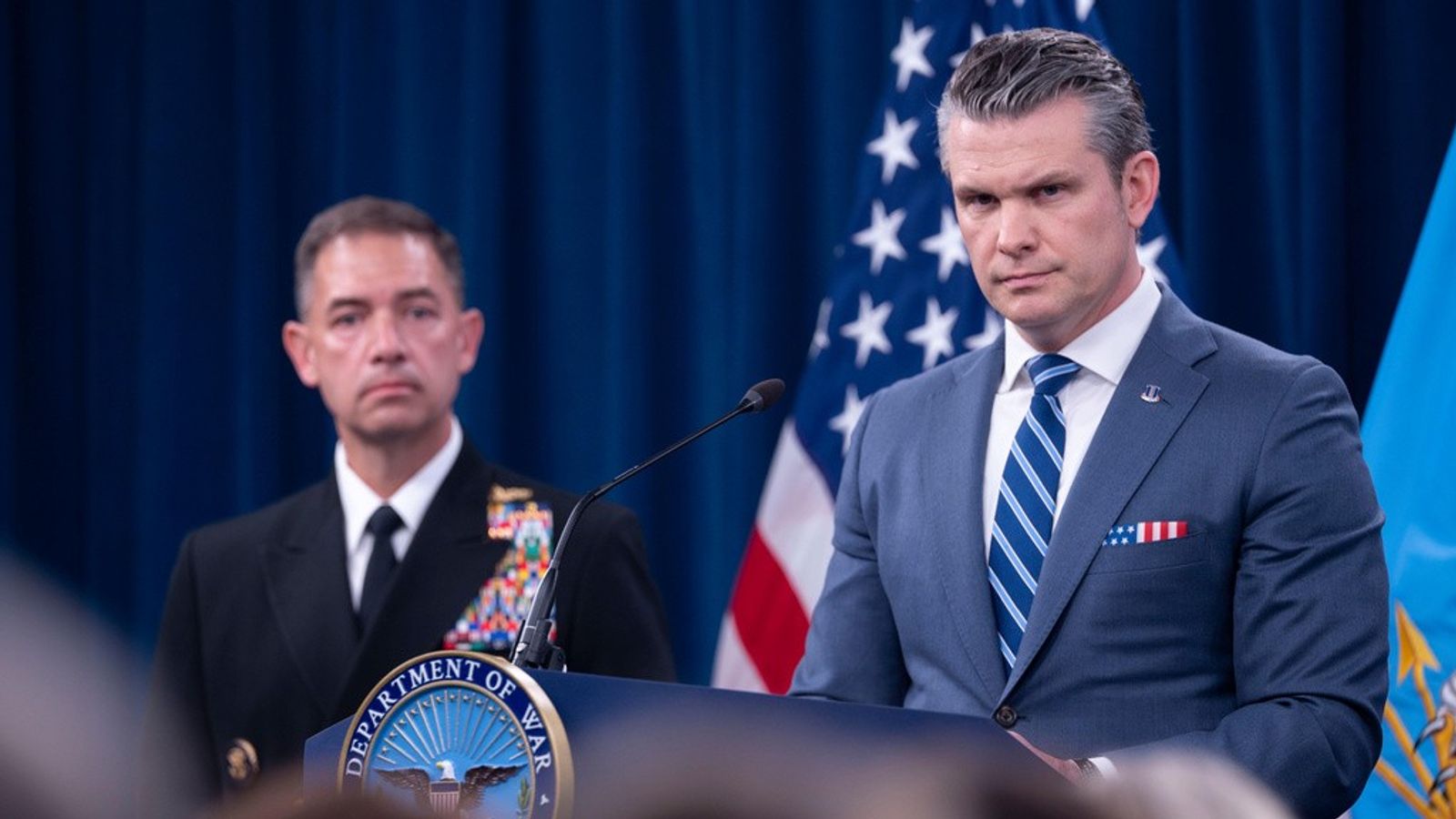 Hegseth says Iran blockade “going global,” as US announces new sanctions on Chinese shipping