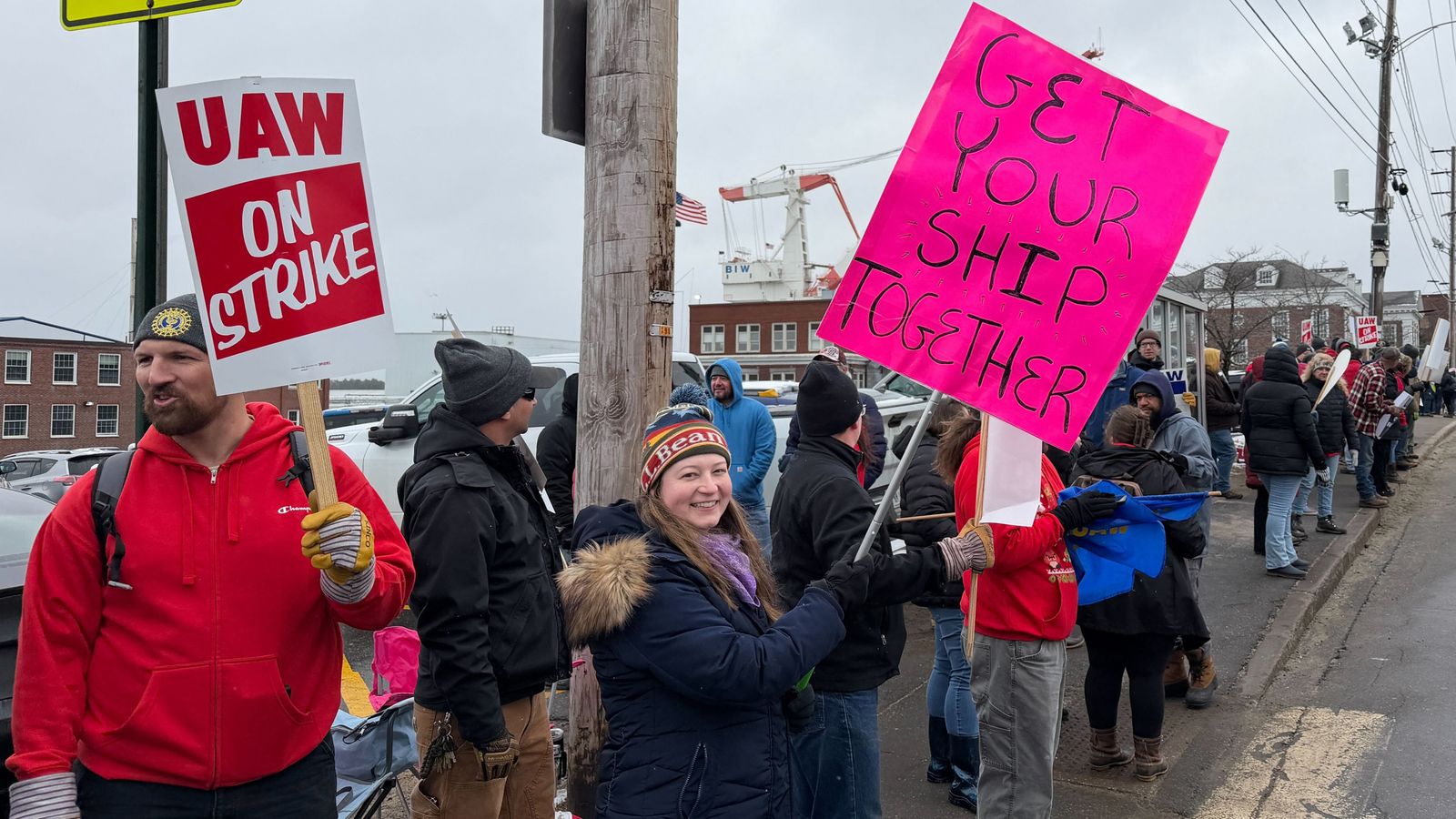 Bath Iron Works naval shipyard strike betrayed as UAW subordinates workers to the war effort