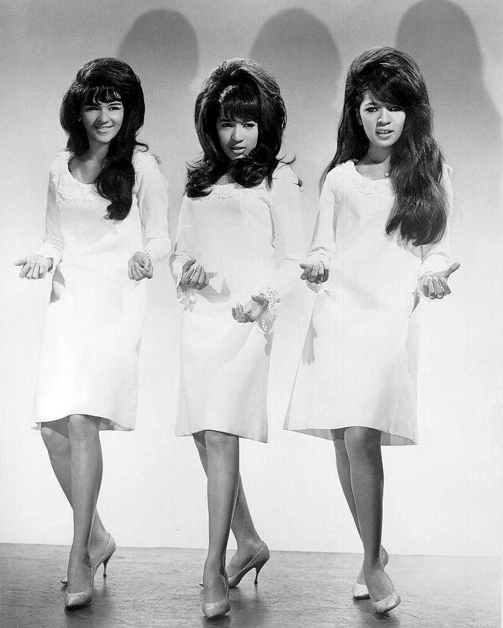 The Ronettes (Ronnie Spector in the center). 