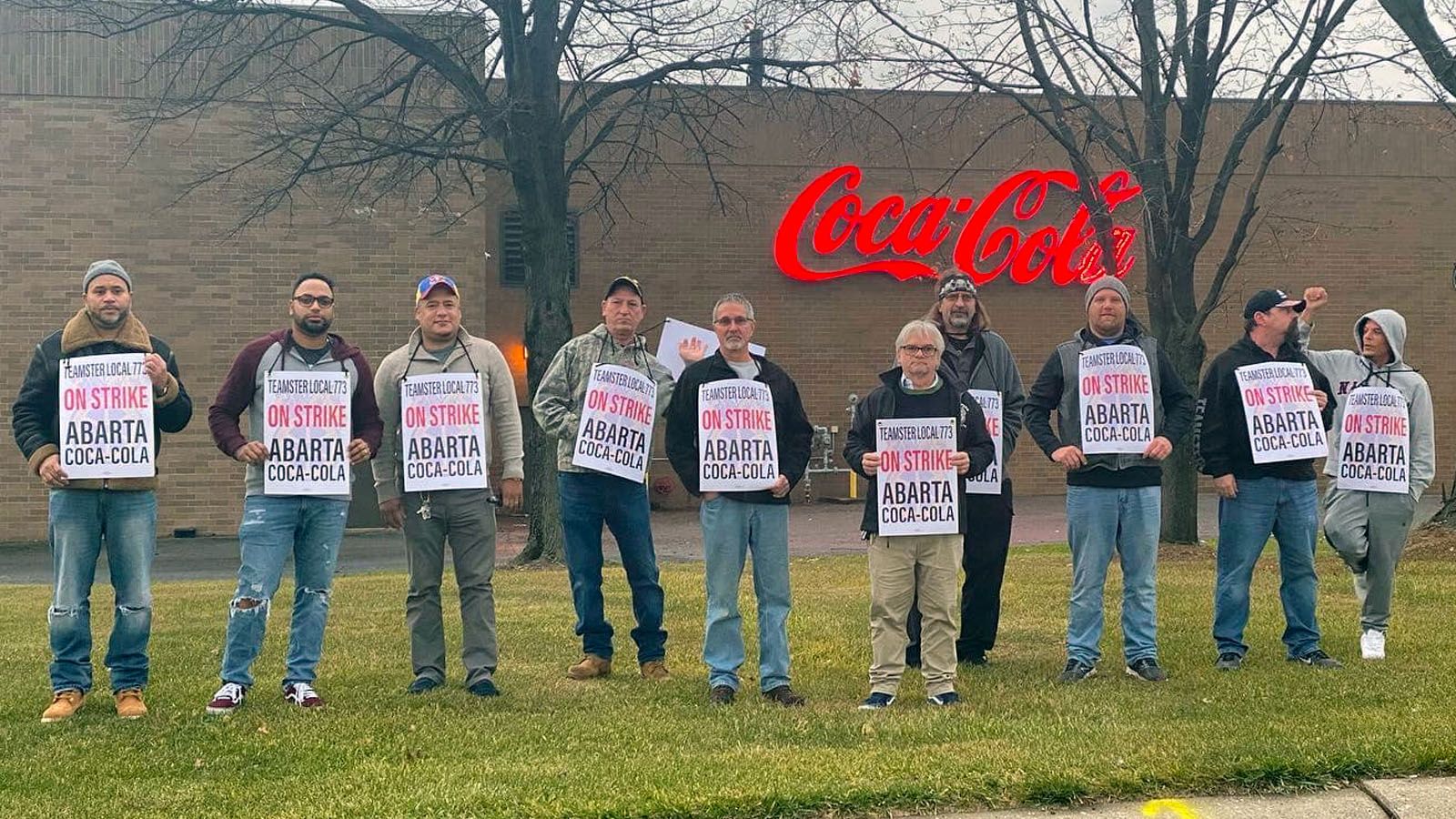 ABARTA CocaCola Beverages workers go on strike in Bethlehem