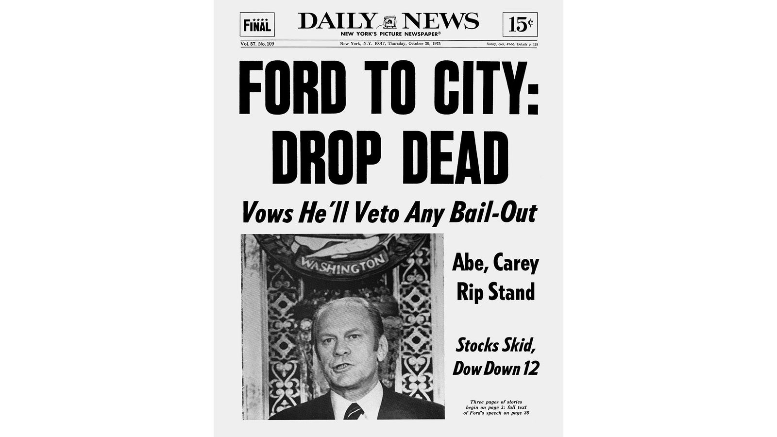 This week in history: October 27-November 2