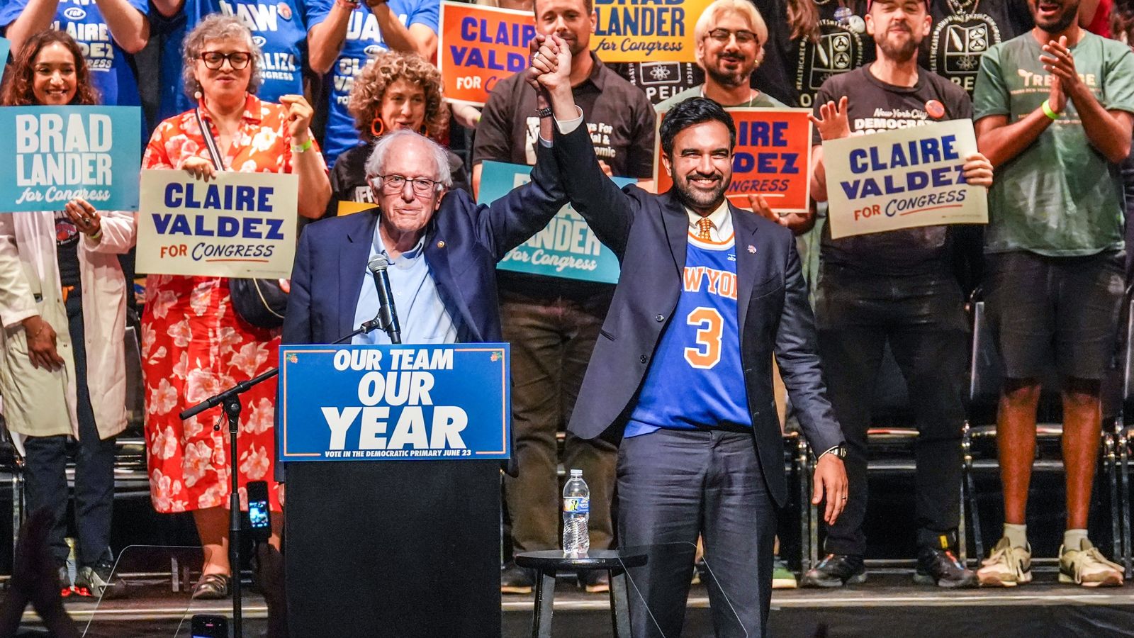 Mamdani promotes DSA candidates in New York Democratic primary election