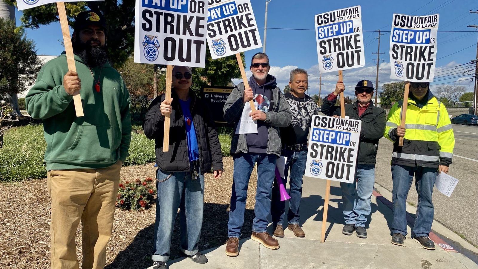 1,100 California State University skilled trades workers launch 4-day strike across 22 campuses