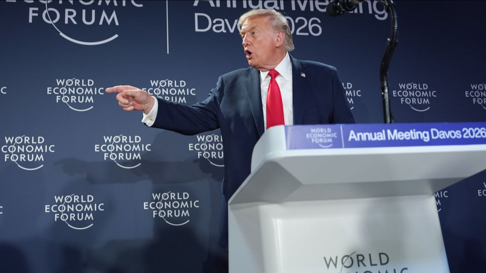 Davos World Economic Forum dominated by Trump threats over Greenland
