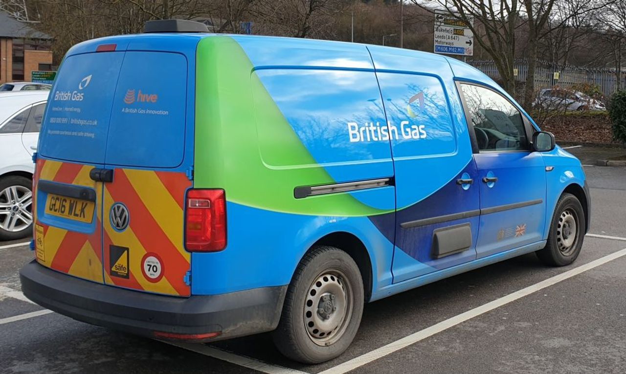 british gas van