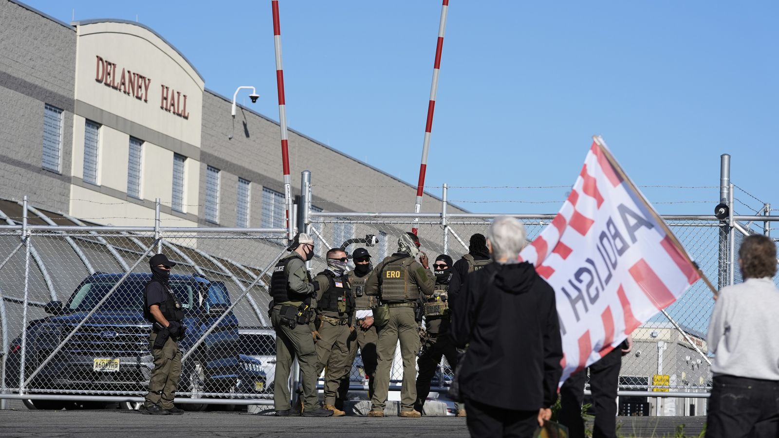 ICE brutalizes protesters at detention center in New Jersey as detainees go on hunger strike