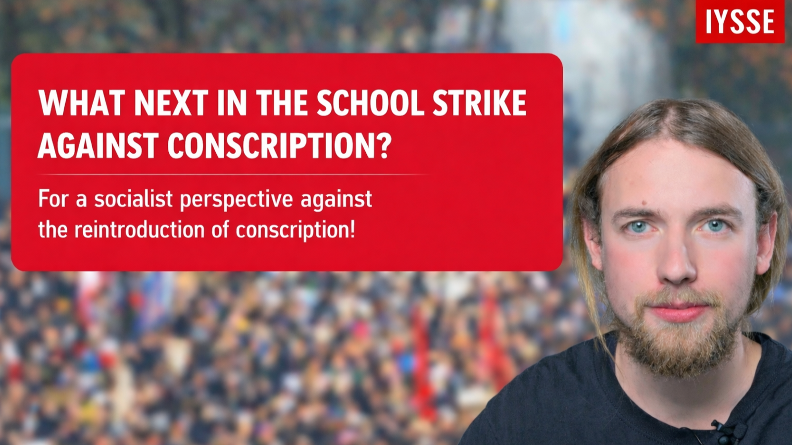 The fight against the reintroduction of conscription in Germany requires a fight against war and capitalism