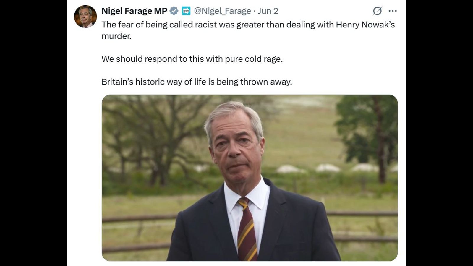 Article Questions Support for One British Political Group