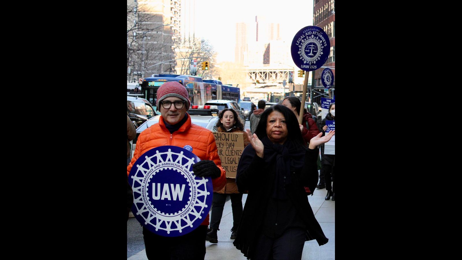 1,000 Legal Aid workers in New York City hold walkout in contract struggle