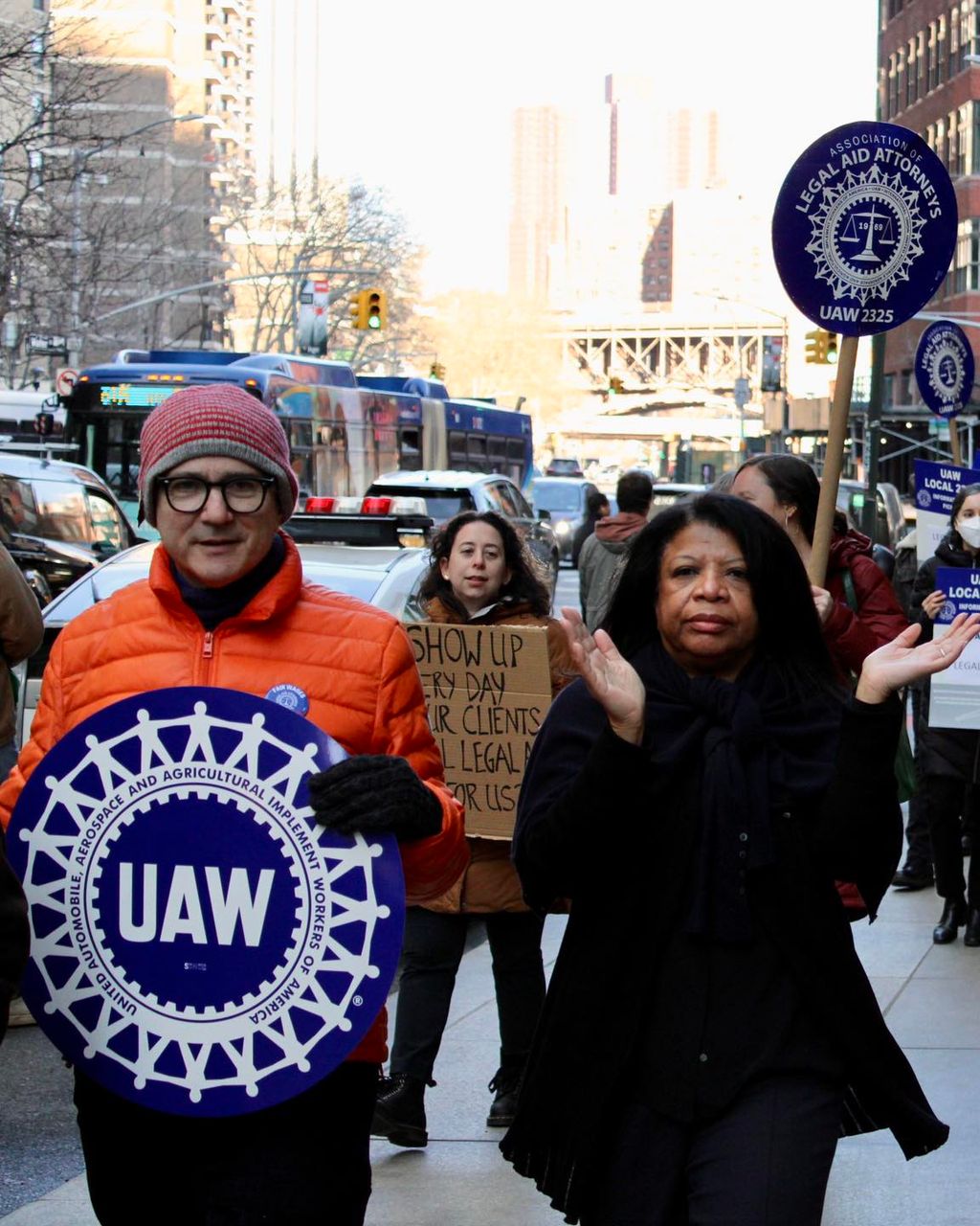 1,000 Legal Aid workers in New York City hold walkout in contract struggle