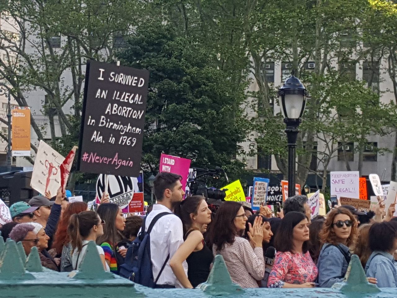 Protestors in New York City