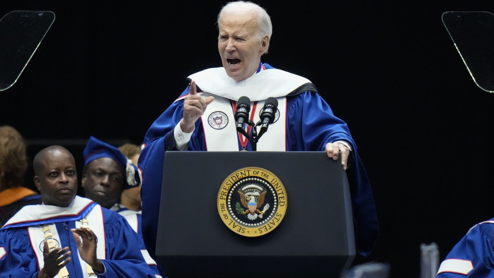 Howard commencement speech Biden appeals to identity politics and